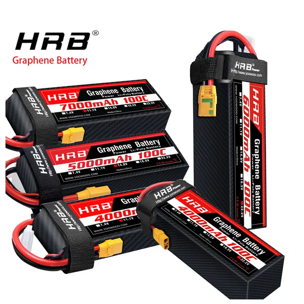 แบตเตอรี่ Graphene 2S 3S 4S 6S - 4S Lipo Battery 14.8V 6000Mah บทวิจารณ์และราคา
