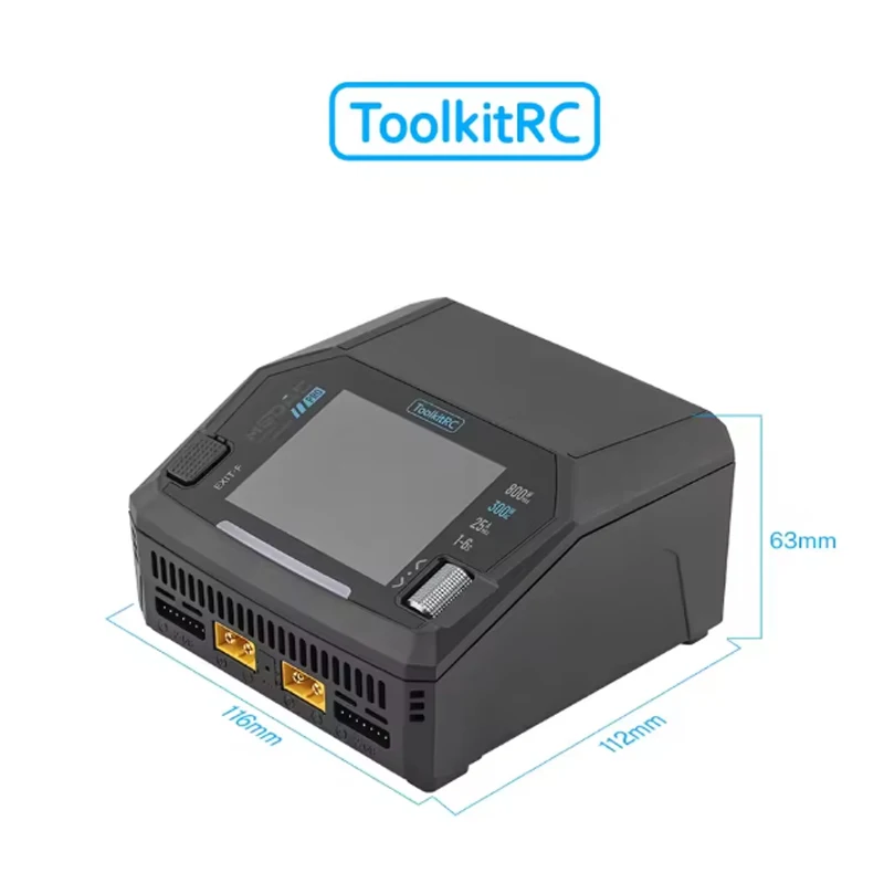 เครื่องชาร์จแบตเตอรี่ลิโพอัจฉร - Toolkitrc M6Dac Smart Charger บทวิจารณ์และราคา